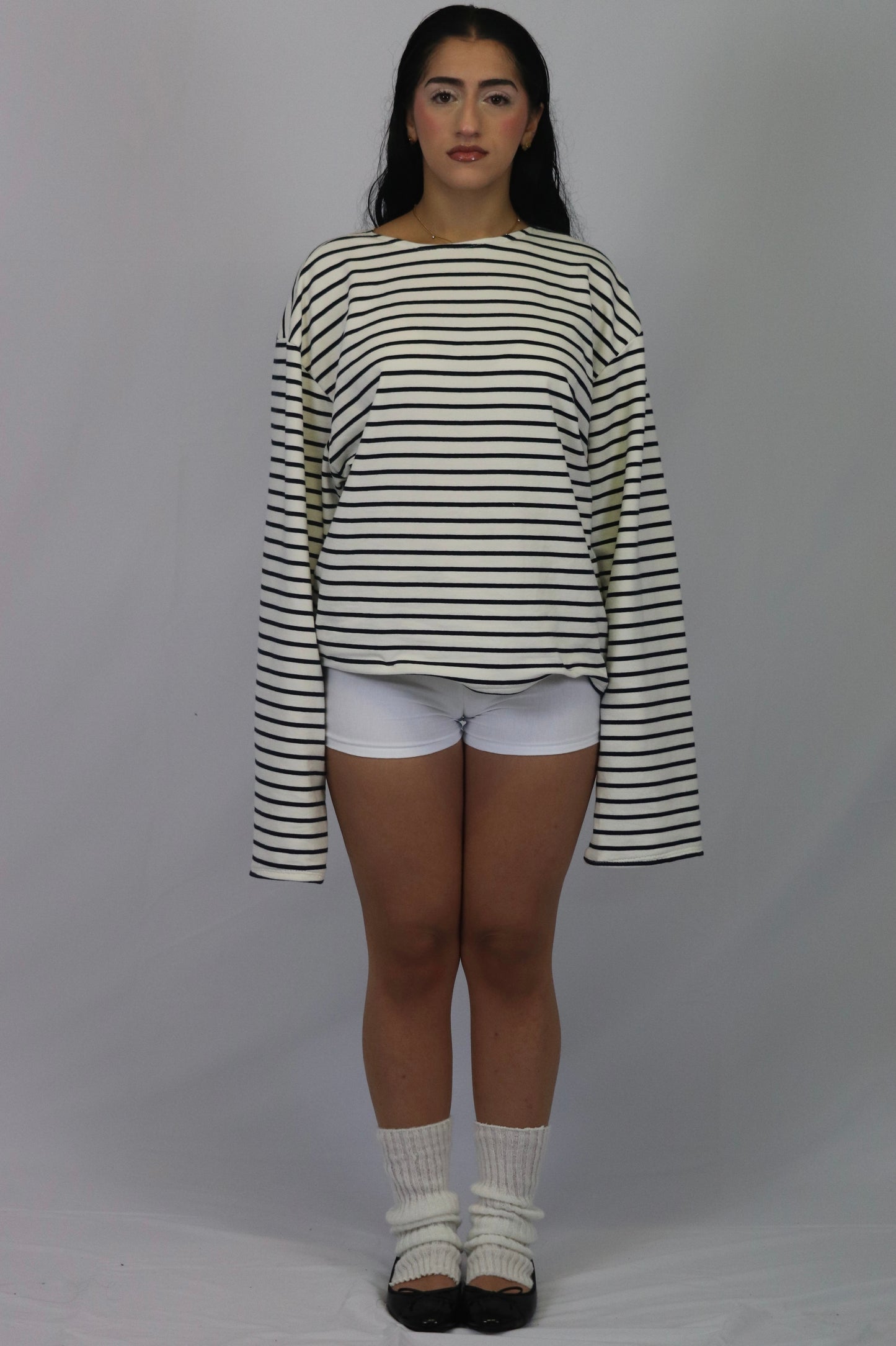 Striped long-sleeve