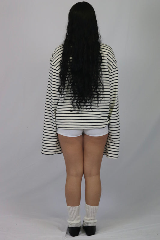 Striped long-sleeve