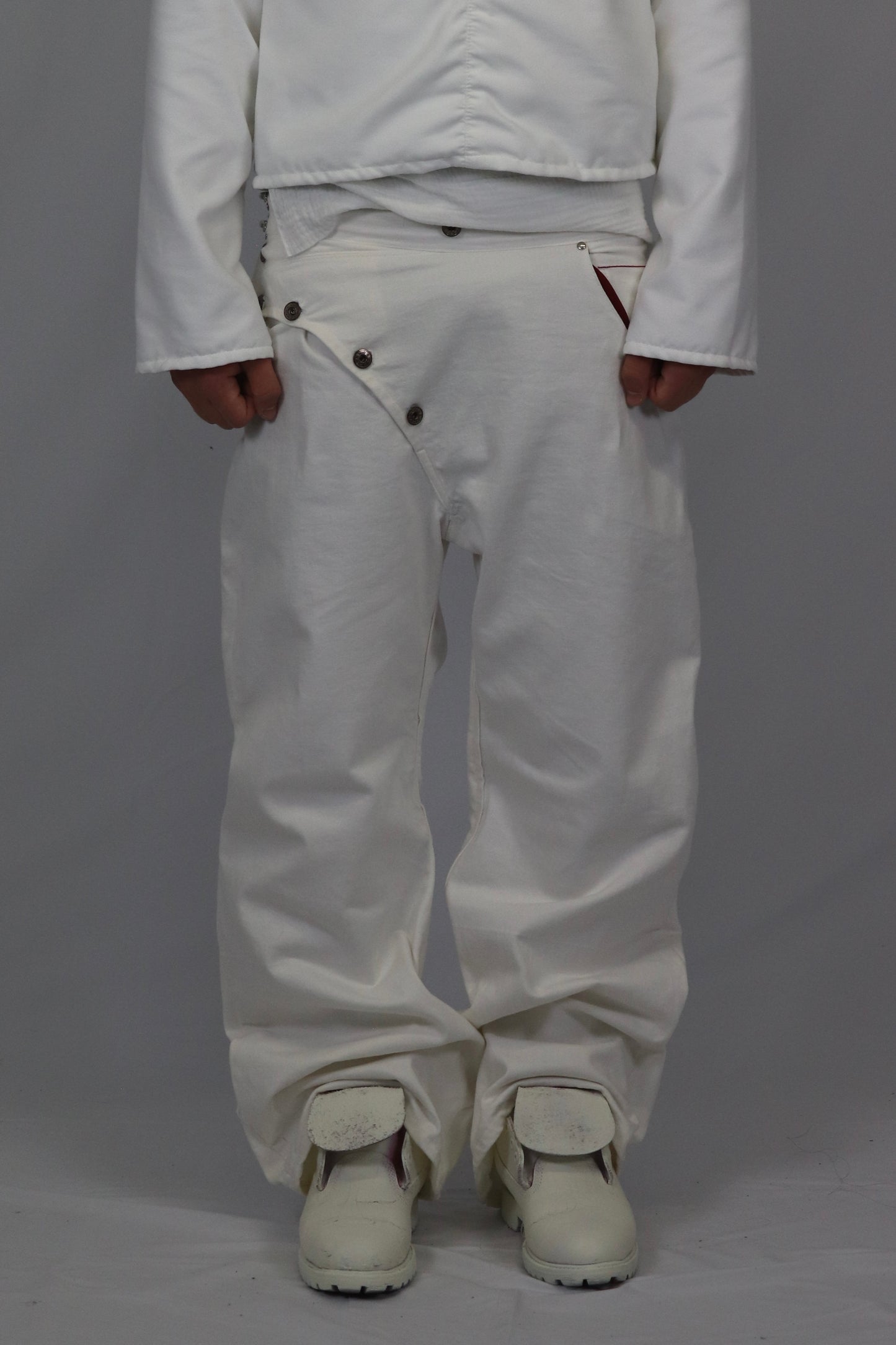 White Clasp Denim