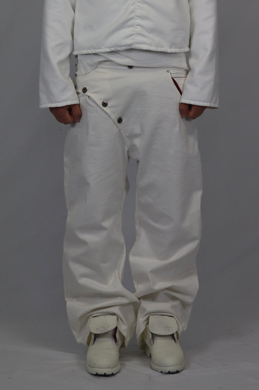 White Clasp Denim