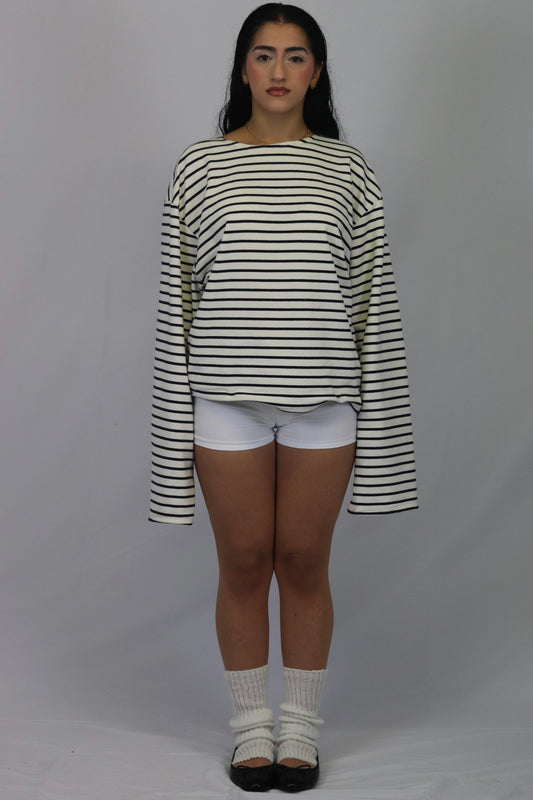 Striped long-sleeve