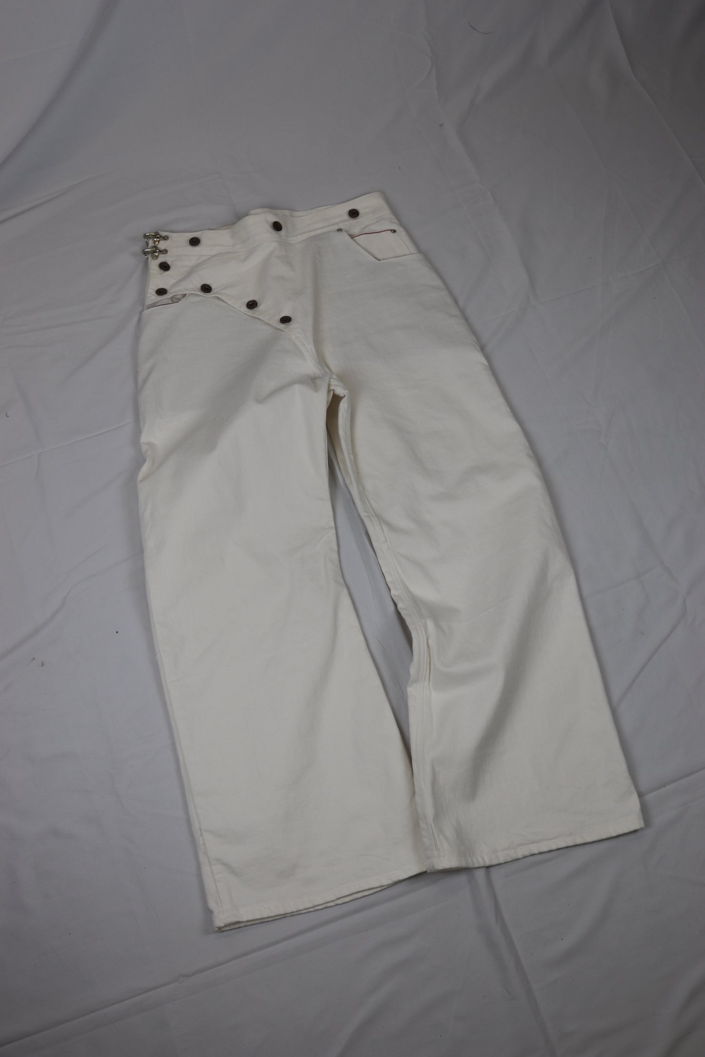 White Clasp Denim