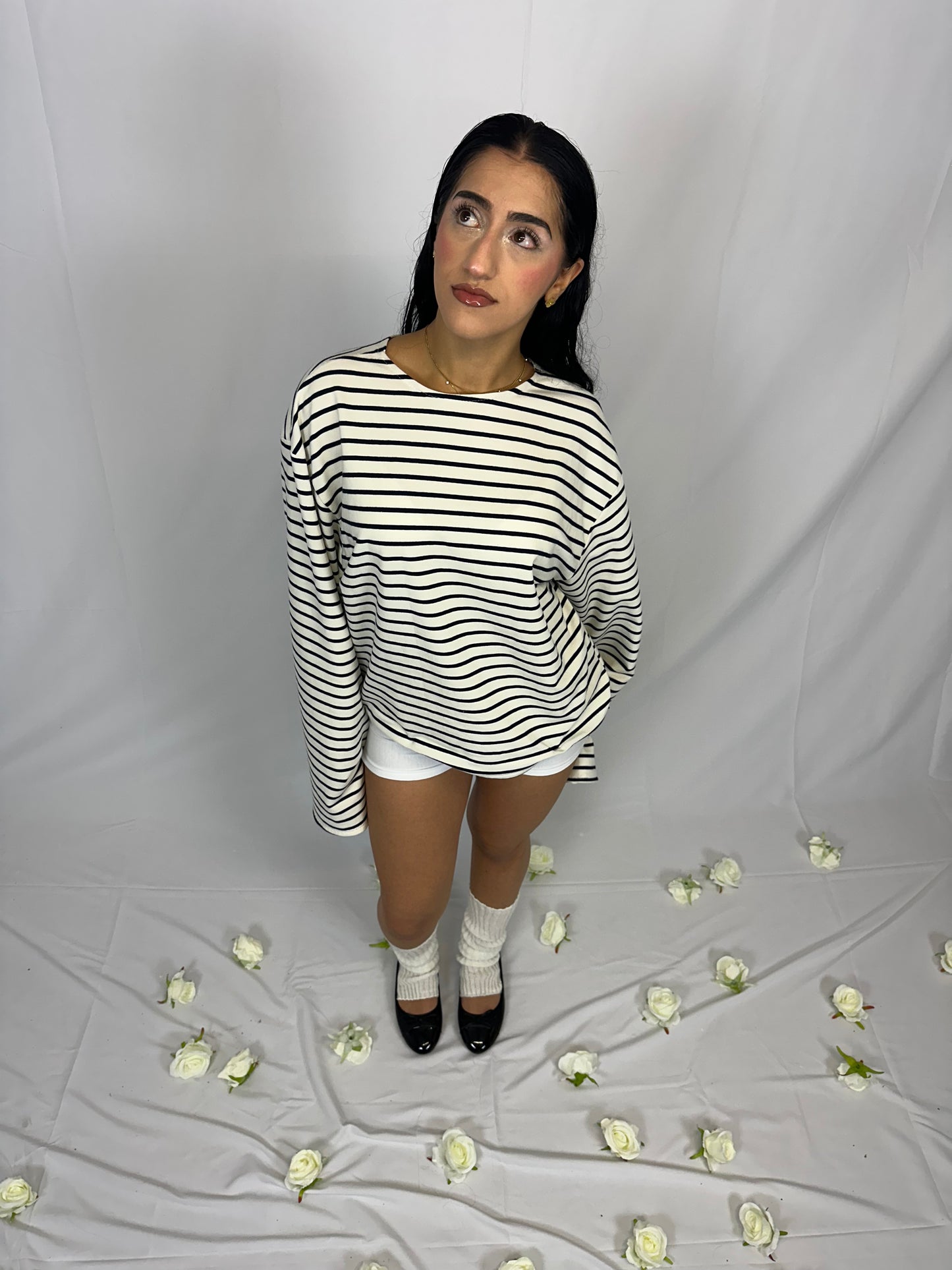Striped long-sleeve